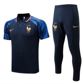 Polo Francia Conjunto Completo 2022/2023 Azul Polo Francia Conjunto Completo 2022/2023 Azul
