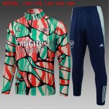 Ninos Sudadera De Training Arsenal 2025/2026 Verde Rojo