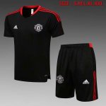 Camiseta Entrenamiento Manchester United Conjunto Completo 2022 Negro Camiseta Entrenamiento Manchester United Conjunto Completo 2022 Negro