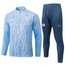 Sudadera De Training Manchester City 2024/2025 Azul Sudadera De Training Manchester City 2024/2025 Azul