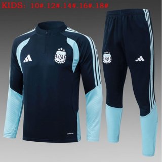 Ninos Sudadera De Training Argentina 2026/2027 Azul