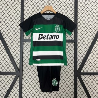 Camiseta Sporting De Lisboa Primera Equipación Niño 2024-2025 Camiseta Sporting De Lisboa Primera Equipación Niño 2024-2025