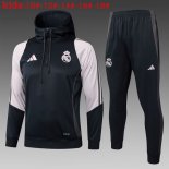 Ninos Sudadera Con Capucha Real Madrid 2025/2026 Negro Rosa