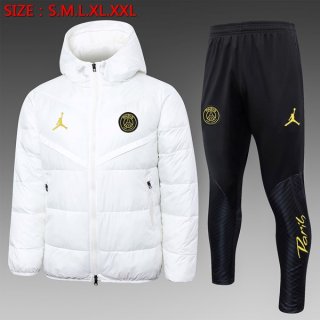 Abrigo Plumón PSG Conjunto Completo 2024/2025 Blanco 3 Abrigo Plumón PSG Conjunto Completo 2024/2025 Blanco 3