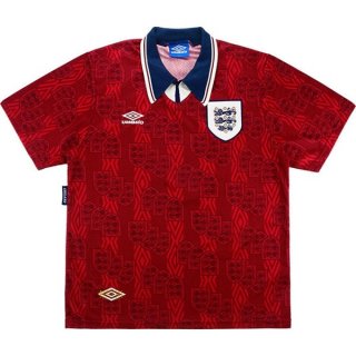 Segunda Equipación Tailandia Camiseta Inglaterra Retro 1994 Rojo Segunda Equipación Tailandia Camiseta Inglaterra Retro 1994 Rojo
