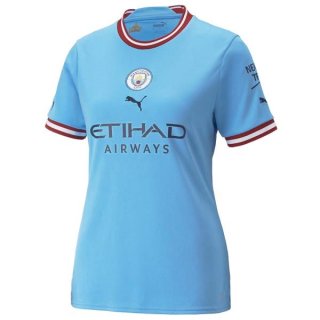 Camiseta Manchester City Primera Mujer 2022/2023 Camiseta Manchester City Primera Mujer 2022/2023