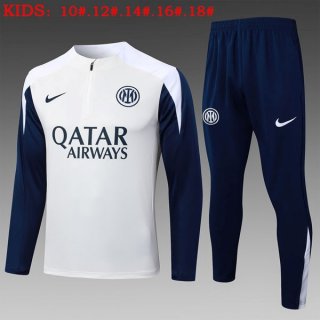 Ninos Sudadera De Training Inter Milan 2025/2026 Blanco 5 Ninos Sudadera De Training Inter Milan 2025/2026 Blanco 5