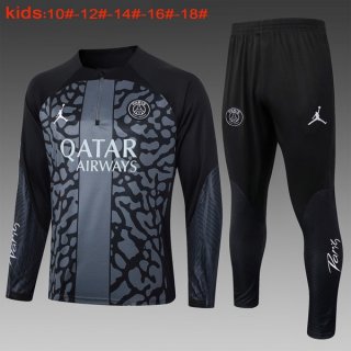 Ninos Sudadera De Training PSG 2024 Gris 2 Ninos Sudadera De Training PSG 2024 Gris 2