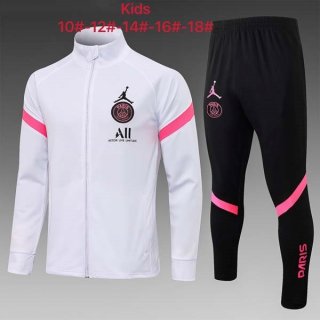 Niños Chandal Paris Saint Germain 2022 Blanco Rosa Niños Chandal Paris Saint Germain 2022 Blanco Rosa