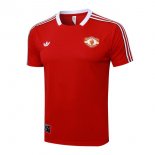 Camiseta Entrenamiento Manchester United 2025/2026 Rojo 3