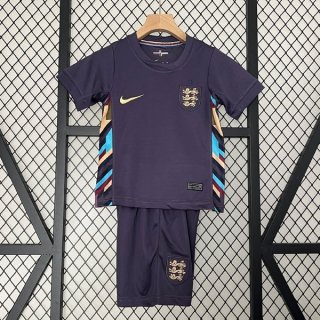 Camiseta Inglaterra Segunda Equipación Niño 2024 Camiseta Inglaterra Segunda Equipación Niño 2024