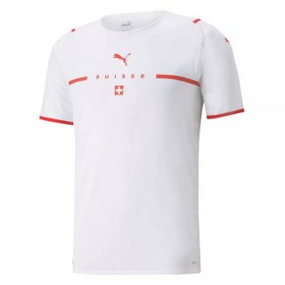 Segunda Equipación Tailandia Camiseta Suiza 2021 Blanco Segunda Equipación Tailandia Camiseta Suiza 2021 Blanco