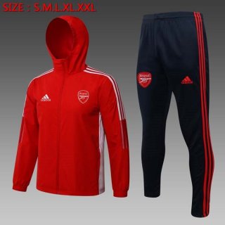 Rompevientos Arsenal Conjunto Completo 2022 Rojo Negro Rompevientos Arsenal Conjunto Completo 2022 Rojo Negro