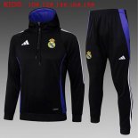 Ninos Sudadera Con Capucha Real Madrid 2025/2026 Negro 5