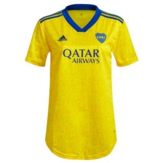 Tailandia Camiseta Boca Juniors Tercera Equipación Mujer 2022/2023 Amarillo Tailandia Camiseta Boca Juniors Tercera Equipación Mujer 2022/2023 Amarillo