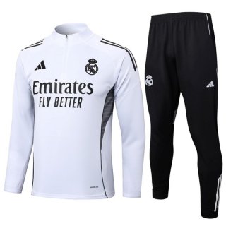 Sudadera De Training Real Madrid 2025/2026 Blanco 3 Sudadera De Training Real Madrid 2025/2026 Blanco 3