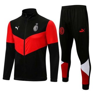 Chandal AC Milan 2022 Negro Rojo Chandal AC Milan 2022 Negro Rojo