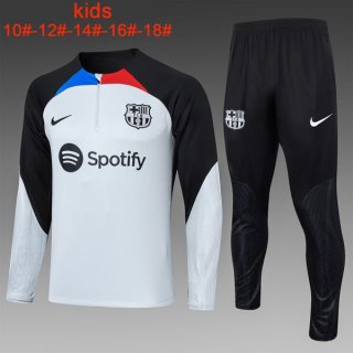 Ninos Sudadera De Training Barcelona 2024 Gris 2 Ninos Sudadera De Training Barcelona 2024 Gris 2