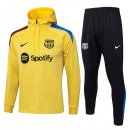 Sudadera Con Capucha Barcelona 2025/2026 Amarillo 5