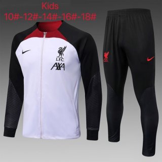 Ninos Chandal Liverpool 2022/2023 Blanco Negro Ninos Chandal Liverpool 2022/2023 Blanco Negro