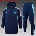 Abrigo Arsenal Conjunto Completo 2024/2025 Azul