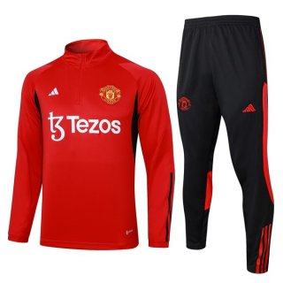 Sudadera De Training Manchester United Rojo 3 Sudadera De Training Manchester United Rojo 3