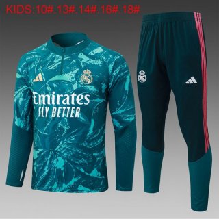 Ninos Sudadera De Training Real Madrid 2026/2027 Verde 3