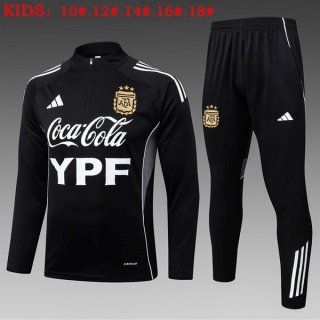 Ninos Sudadera De Training Argentina 2025/2026 Negro 5 Ninos Sudadera De Training Argentina 2025/2026 Negro 5