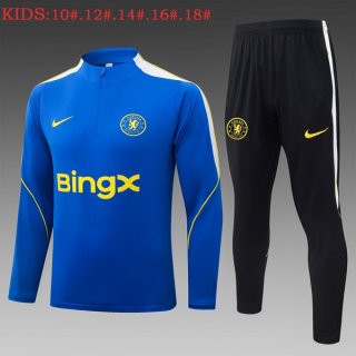 Ninos Sudadera De Training Chelsea 2026/2027 Azul 3