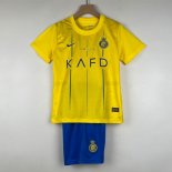 Camiseta Al-Nassr FC Primera Equipación Niño 2023/2024
