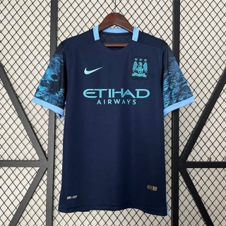 Tailandia Camiseta Manchester City Segunda Equipación Retro 2015 2016 Tailandia Camiseta Manchester City Segunda Equipación Retro 2015 2016