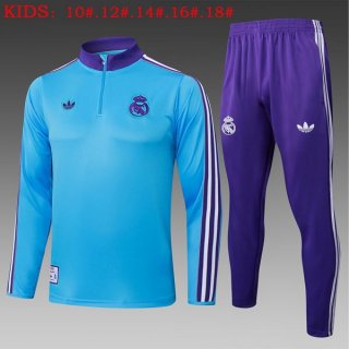 Ninos Sudadera De Training Real Madrid 2025/2026 Azul 10 Ninos Sudadera De Training Real Madrid 2025/2026 Azul 10