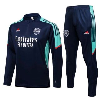 Sudadera De Training Arsenal 2022 Azul Verde Sudadera De Training Arsenal 2022 Azul Verde