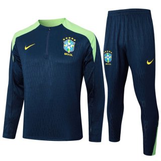 Sudadera De Training Brasil 2024/2025 Azul Verde Sudadera De Training Brasil 2024/2025 Azul Verde