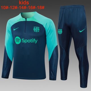 Ninos Sudadera De Training Barcelona 2024 Azul 3 Ninos Sudadera De Training Barcelona 2024 Azul 3