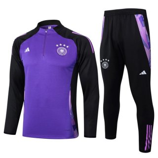 Sudadera De Training Alemania 2024/2025 Purpura Negro 3 Sudadera De Training Alemania 2024/2025 Purpura Negro 3