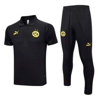 Polo Borussia Dortmund Conjunto Completo 2023/2024 Negro Polo Borussia Dortmund Conjunto Completo 2023/2024 Negro