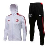 Chandal Con Capucha Manchester United 2022 Blanco Chandal Con Capucha Manchester United 2022 Blanco