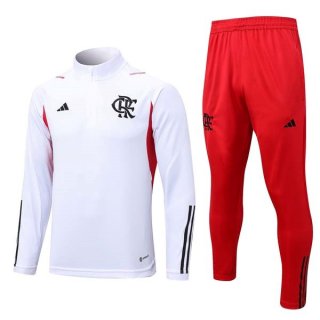 Sudadera De Training Flamengo 2023/2024 Blanco Sudadera De Training Flamengo 2023/2024 Blanco