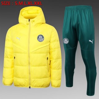 Abrigo Plumón Palmeiras Conjunto Completo 2024/2025 Amarillo Abrigo Plumón Palmeiras Conjunto Completo 2024/2025 Amarillo