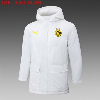 Abrigo Borussia Dortmund 2024/2025 Blanco Abrigo Borussia Dortmund 2024/2025 Blanco