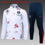Niños Chandal PSG 2024/2025 Blanco Rojo 3 Niños Chandal PSG 2024/2025 Blanco Rojo 3