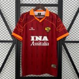 Tailandia Camiseta Roma Primera Equipación Retro 1999-2000
