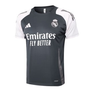 Camiseta Entrenamiento Real Madrid 2024/2025 Gris Camiseta Entrenamiento Real Madrid 2024/2025 Gris