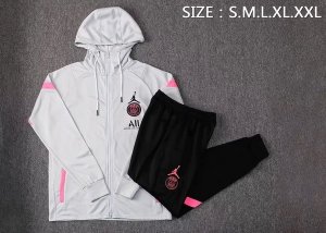 Chandal Con Capucha PSG 2021/2022 Gris Negro