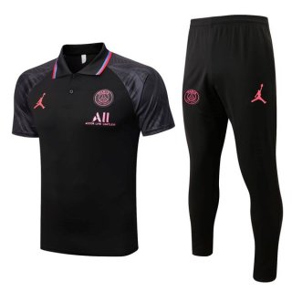 Polo PSG Conjunto Completo 2022/2023 Negro Gris Polo PSG Conjunto Completo 2022/2023 Negro Gris