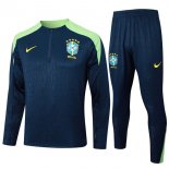 Sudadera De Training Brasil 2024/2025 Azul Verde