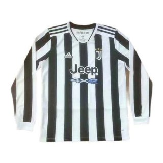 Primera Equipación Tailandia Camiseta Juventus ML 2021/2022 Blanco Primera Equipación Tailandia Camiseta Juventus ML 2021/2022 Blanco