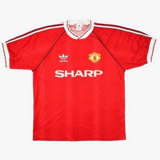 Primera Equipación Tailandia Camiseta Manchester United Retro 1990 1992 Rojo Primera Equipación Tailandia Camiseta Manchester United Retro 1990 1992 Rojo
