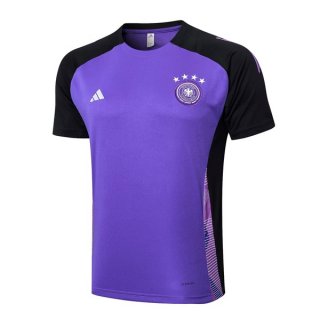 Camiseta Entrenamiento Alemania 2024/2025 Purpura Negro Camiseta Entrenamiento Alemania 2024/2025 Purpura Negro